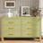 6 Drawer 47" W Double Dresser-752709317