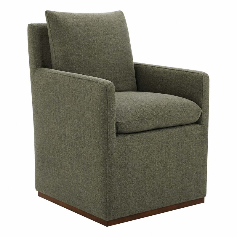 Chaise rembourrée Bobbi, Tweed chanvre Nathan