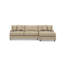 Mila 2-Piece Fabric Sectional-66707627-66707600-66707602