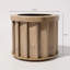 Jardinière ronde Strata SM - Brun cendré-1685090225-1685090227