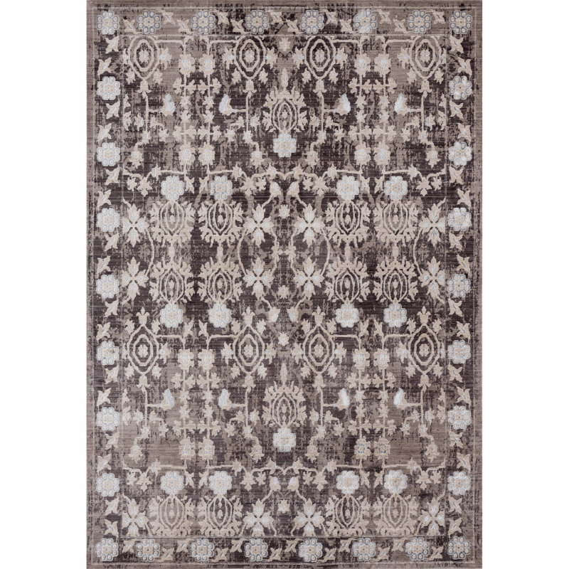 Tapis taupe / brun Rummond, Rectangle 7 pi 10 po x 10 pi 6 po