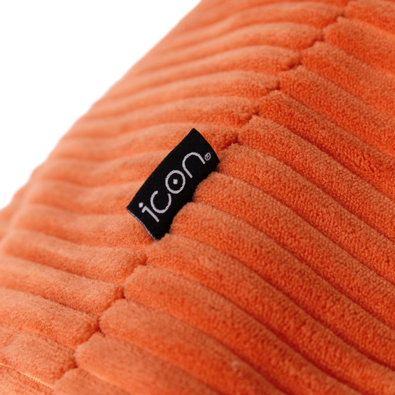 Soul 55Cm Round Pouffe, Orange
