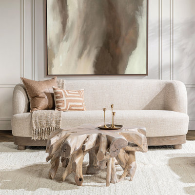 Meera Upholstered Fabric Sofa