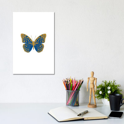 Blue Butterfly by Orara Studio - Wrapped Canvas Gallery-Wrapped Canvas Giclée