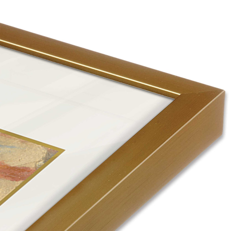 «The Scream» par Edvard Munch v3 , Or poli, H 15,25 po x l 12,25 po