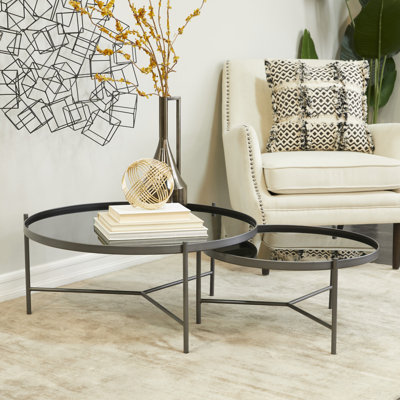 Glass Top Nesting Tables