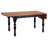 Azizi Extendable Solid Wood Dining Table-368050873