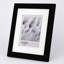 Cadre photo 8 x 10 avec double passe-partout blanc pour photos 5 x 7 - Cadre de table en bois massif ou mural - Présentoir horizontal ou vertical polyvalent pour la décoration de la maison et du bureau-1373892676