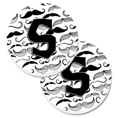 Sous-verre voiture moustache initial