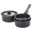 Medzarents 4 - Piece Non-Stick Hard-Anodized Aluminium Cookware Set