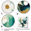 Bleu foncé, turquoise et or I-1555386633-1555386624