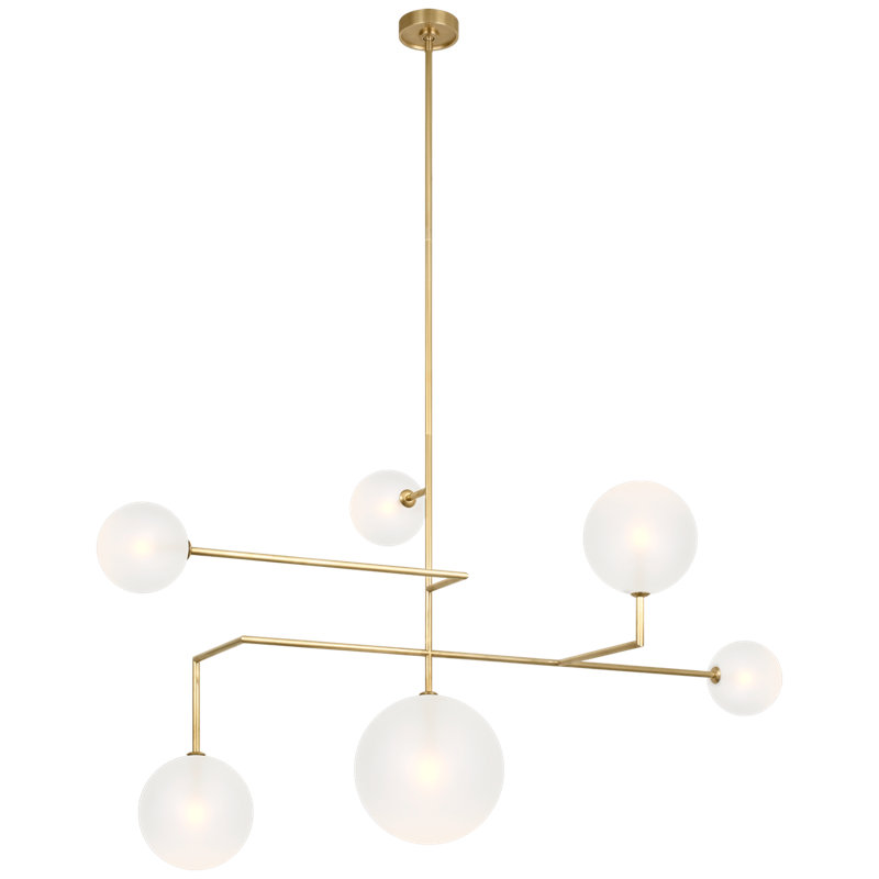 Linnea 6 - Light Metal LED Chandelier by AERIN