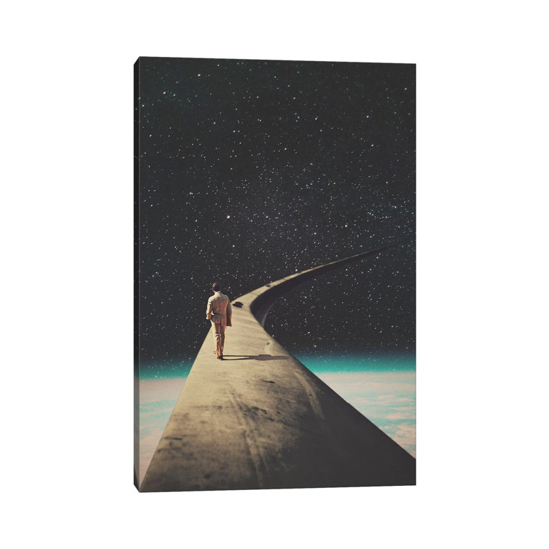 Reproduction d’art « our dear this Road My Dear » par Frank Moth, Toile tendue, Pas de tapis, H 26 po x l 18 po x 1,5 po