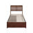 Lamareon Solid Wood Storage Platform Bed with Footboard & Under Bed Drawers-756382973-756382972