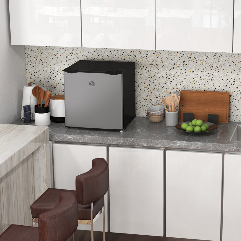 HomCom 18.5'' W Freestanding 1.1 Cubic Feet Beverage Cooler