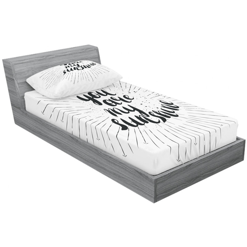 Microfiber Sheet Set, Twin XL Sheet Set with Fitted Sheet