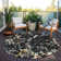 Machine Washable Indoor/Outdoor Chayden ACN1046 Black
