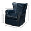 Fauteuil club pivotant en cuir l 32 po Bugatti-97839335