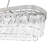 Hoisington 6-Light Linear Pendant with Hammered Water Glass-523221563