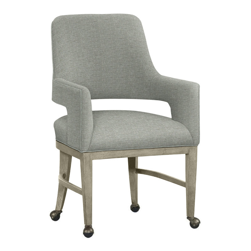Chaise avec accoudoirs Josie, Mastic 3152, Amande chamois