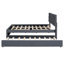 Upholstered Platform Bed With Brick Pattern Headboard With Trundle And 2 Drawers Linen Fabric-1404193077