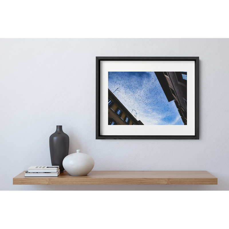 Before Sunset Print by Joseph Regan, 14" H x 16" W x 0.75" D, Black