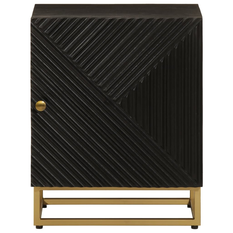 Ashika 40cm W Iron Bedside Table