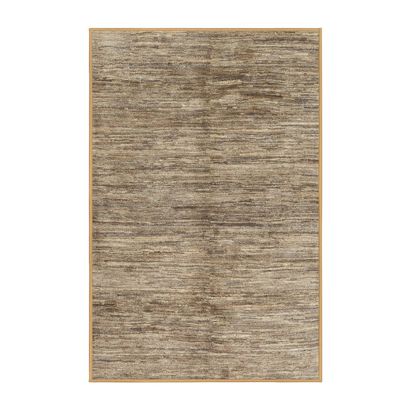 Tapis contemporain gris, Rectangle 7 pi x 9 pi