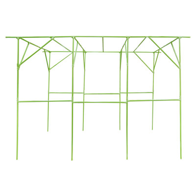 90.5'' H x 122'' W Steel Garden Trellis