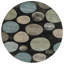 Machine Washable Indoor/Outdoor Xhevrie Black Rug-111923851