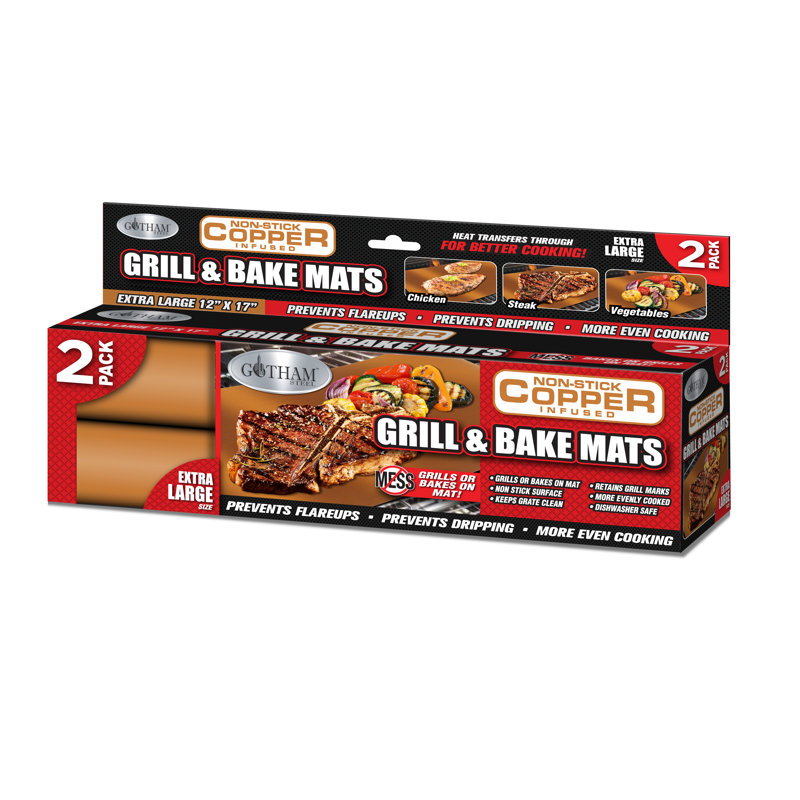 Tapis antiadhésif en cuivre pour barbecue