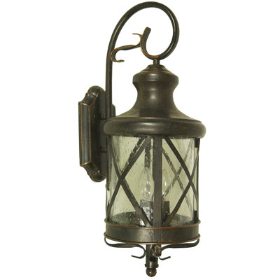 Luminaire de grange en bronze huilé à 1 lumière Carlecia