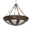 62" Wide Fleur-De-Lis Inverted Pendant