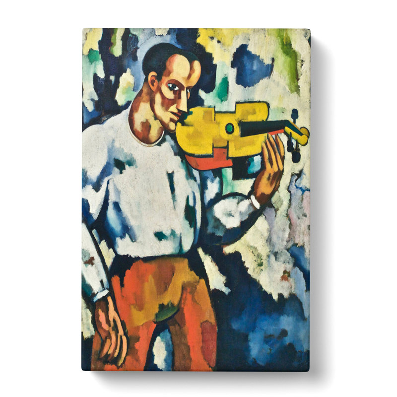 Deaf Music by Amadeo De Souza-Cardoso - Wrapped Canvas, 60cm H x 40cm W x 3cm D