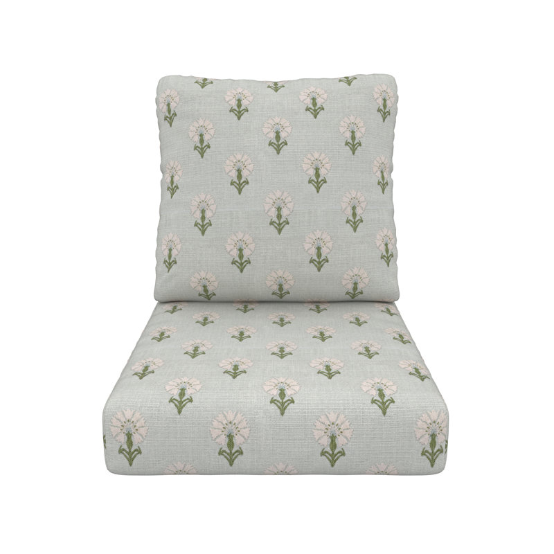 Coussin de siège / chaise longue Amala Sunbrella®, Sunbrella Mira Celeste