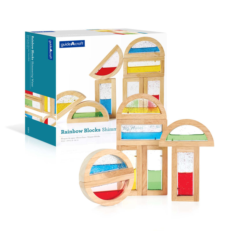 Shimmering Water Rainbow Blocks Learning Toy