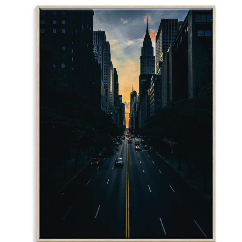 Print on Canvas, Black Floater Frame, 51cm H x 41cm W