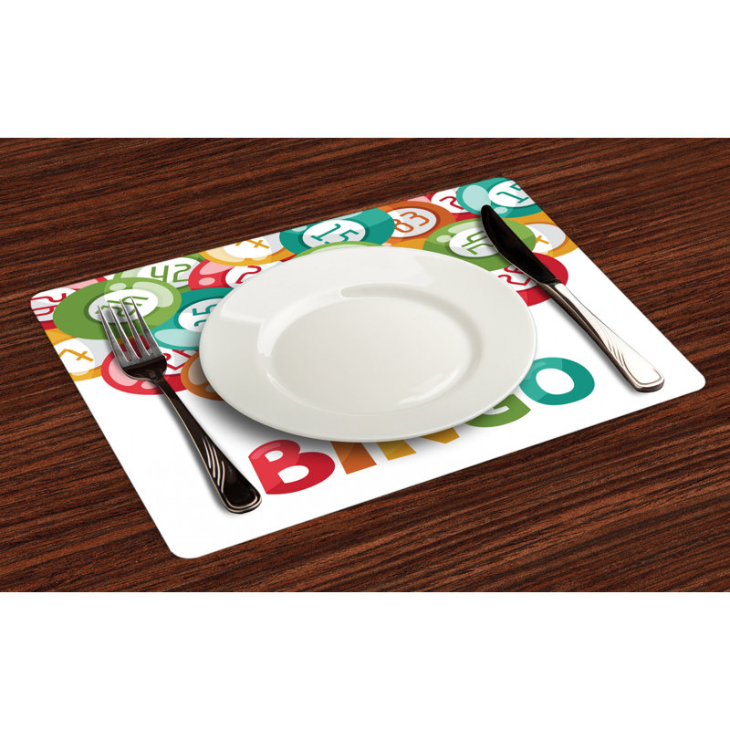 Polyester Abstract Rectangle Placemat