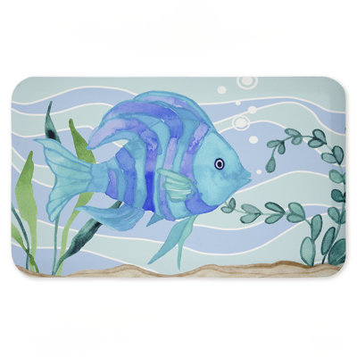 Tapis de sol anti-fatigue Fun Blue Fish