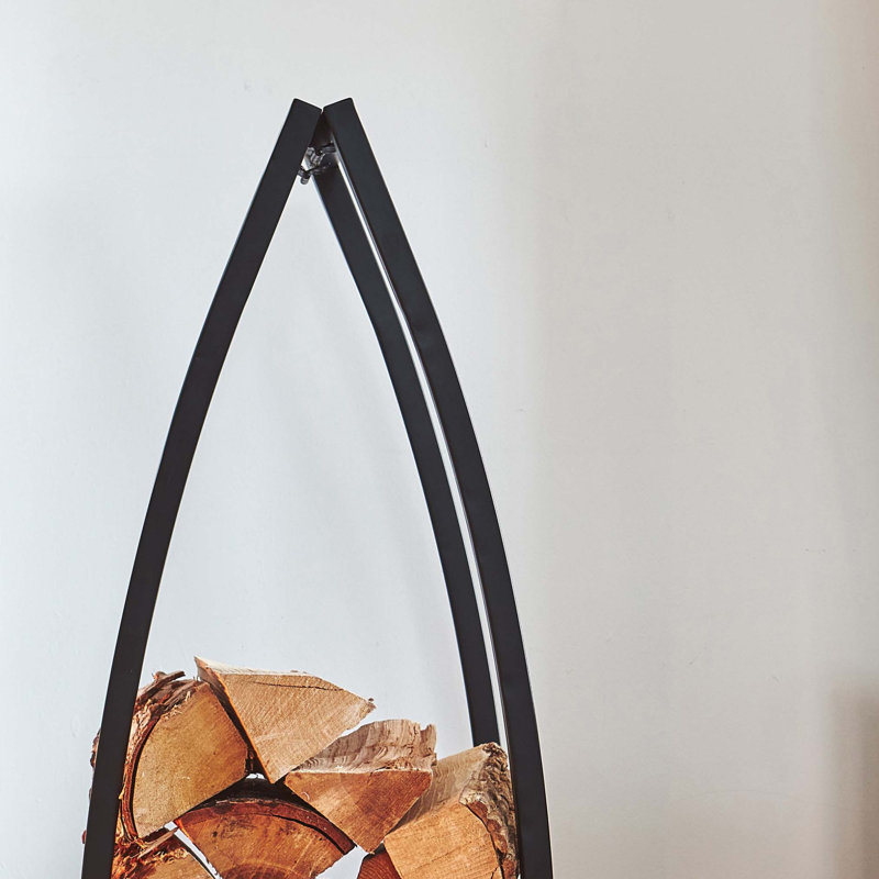 42cm W Metal Log Rack