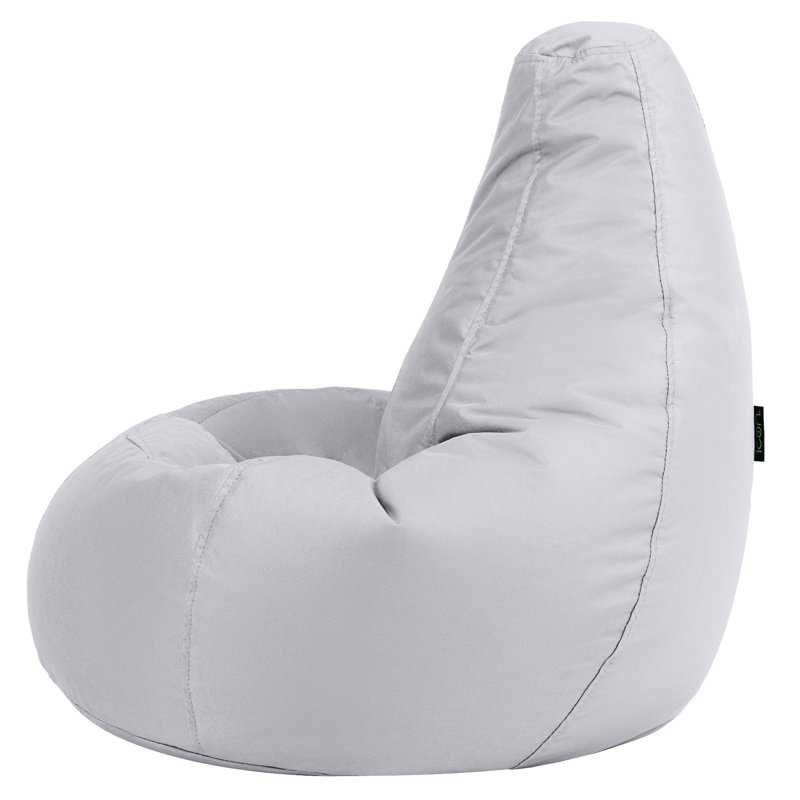 icon Kids Dalton High Back Bean Bag Indoor Outdoor Red, Light Grey
