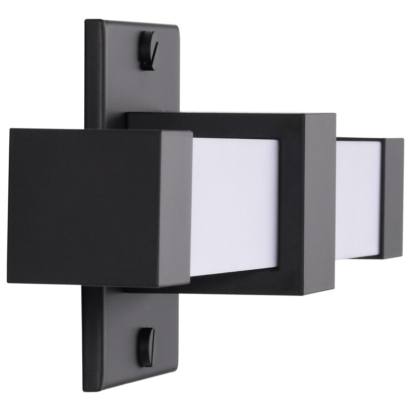 Brightwyn - LED Vanity, Matte Black, 16" Width