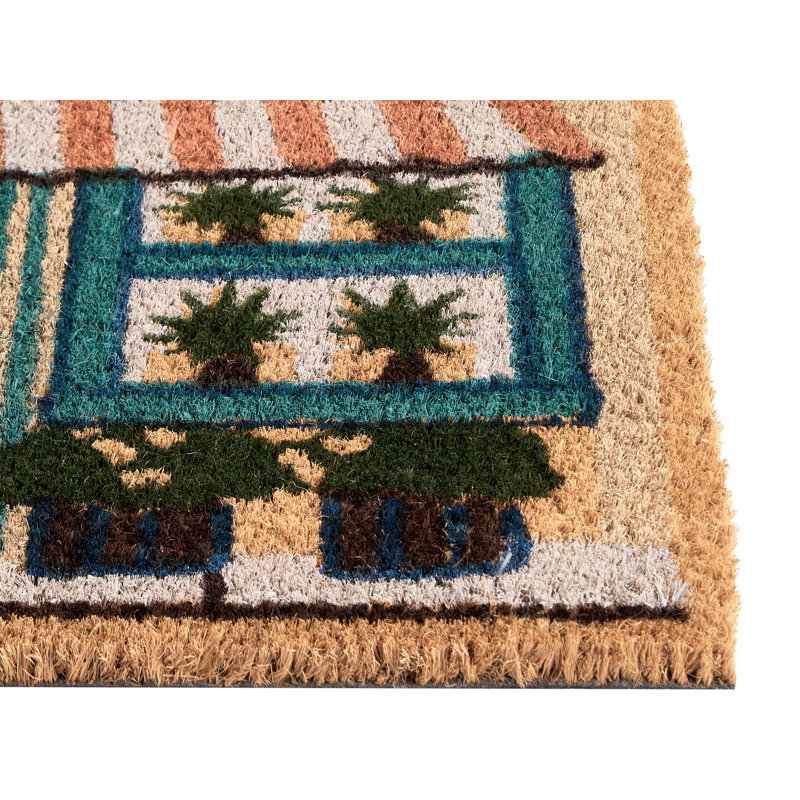 CADIZ Non-Slip Striped and Abstract Doormat