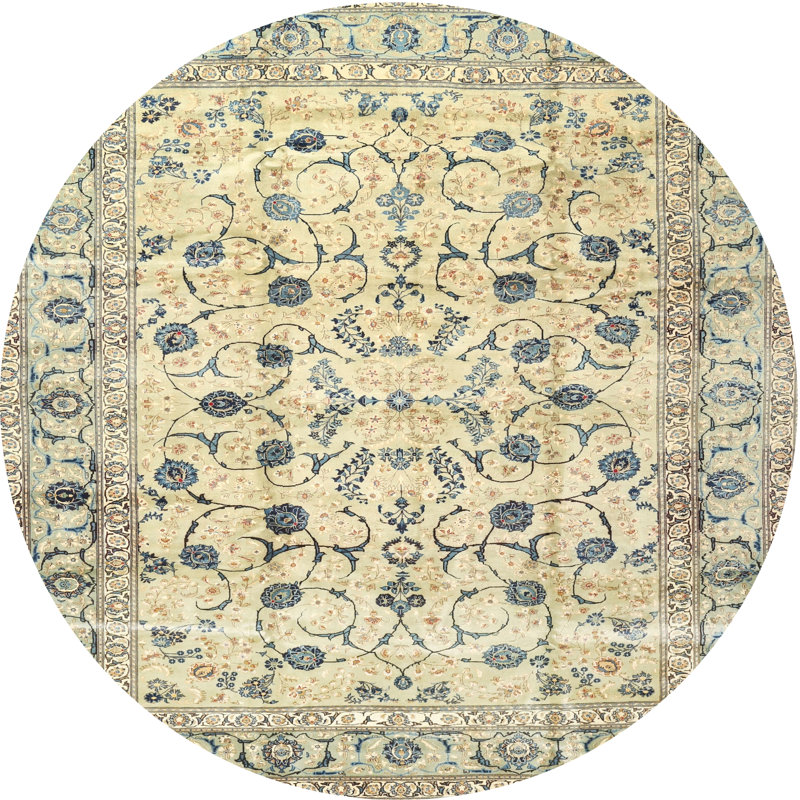 Chera Oriental Indoor Rug, Round 6'