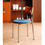Chaise de dossier en acier inoxydable-763067697