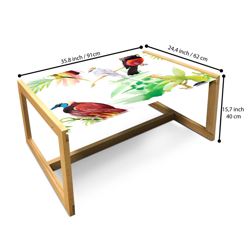 Jamai Sled Coffee Table, 90cm H x 62cm W x 40cm D