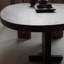 Table basse ronde en bois massif-104366899