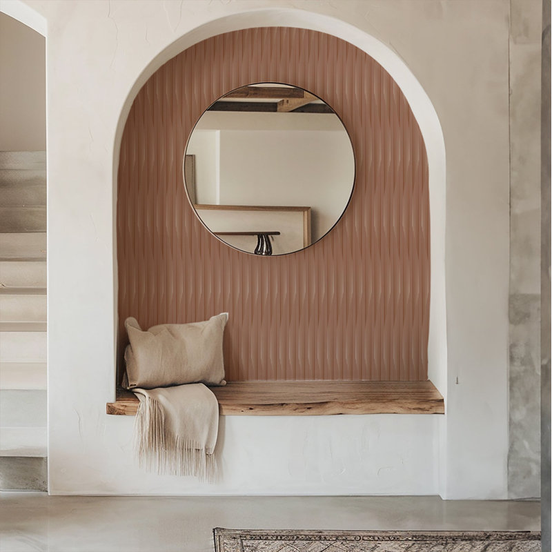 Kairos - Wallpaper by Sabrina Yvonne, Linen, Faux Grasscloth