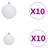 Artificial Christmas Tree with LEDs&Ball Set