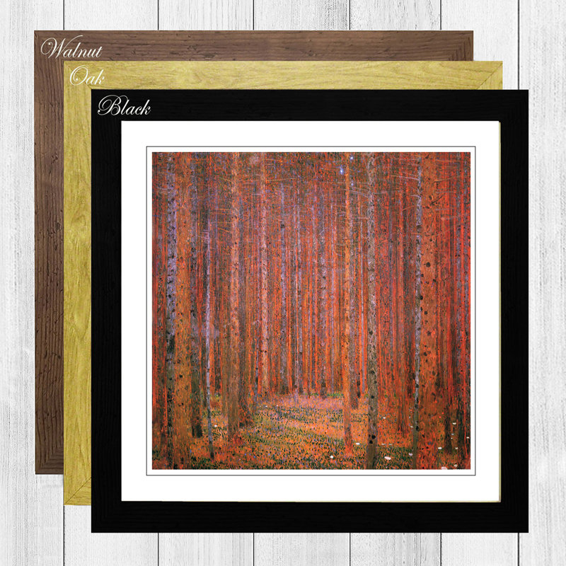 Gustav Klimt - Single Picture Frame Painting, Oak